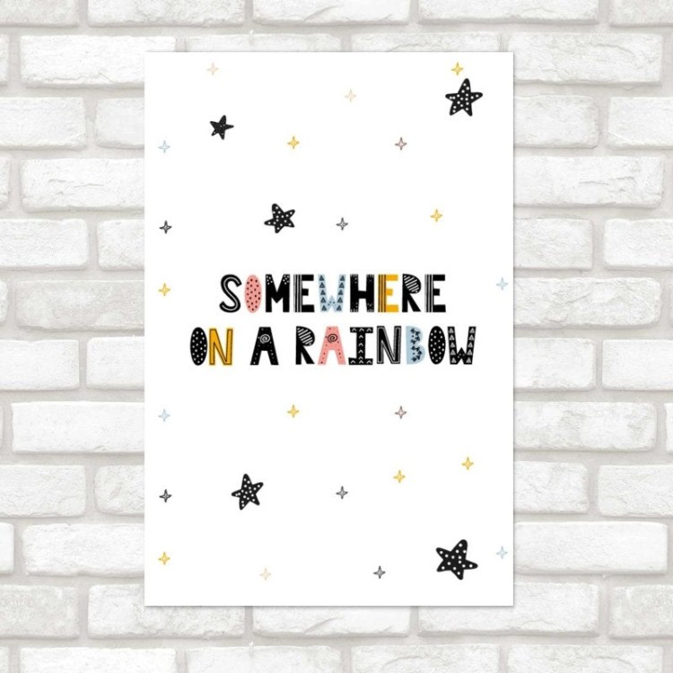 Poster Decorativo Somewhere on a Rainbow N08103
