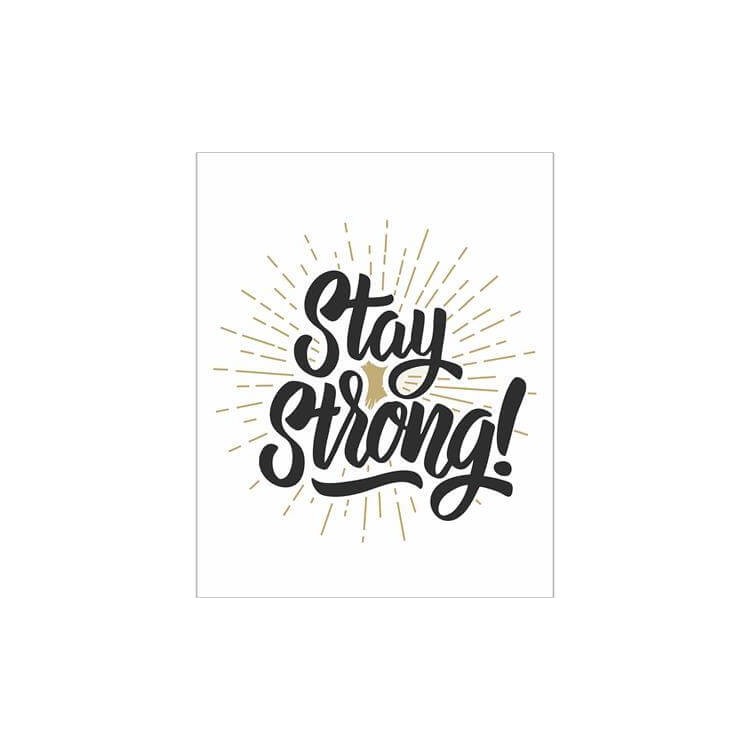 Poster Decorativo Stay Strong Jovem 56242