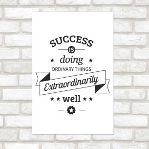 Poster Decorativo Succes is...