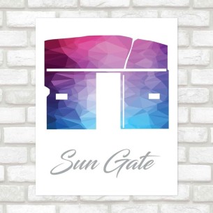 Poster Decorativo Sun Gate...