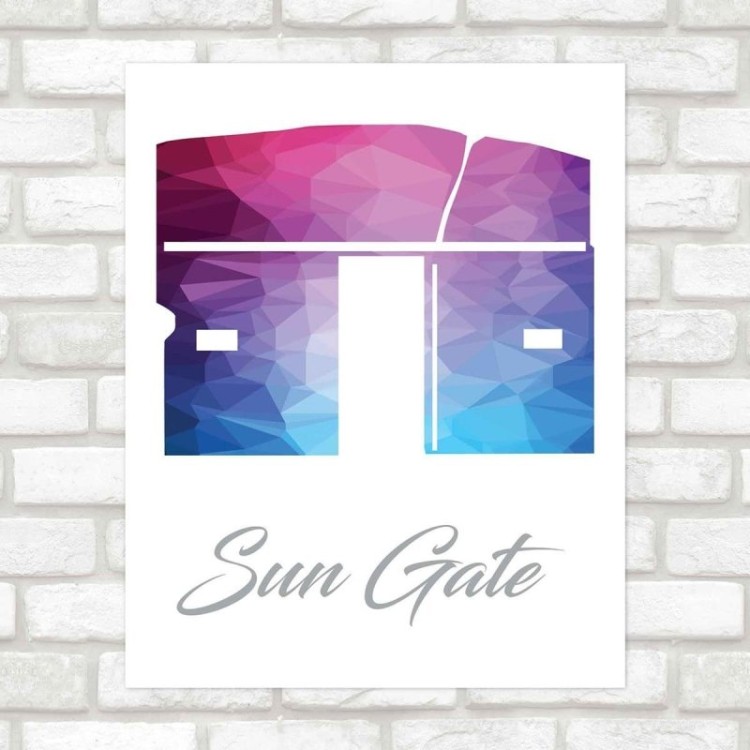 Poster Decorativo Sun Gate PA088