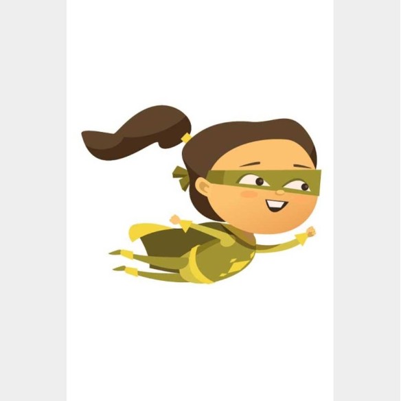 Poster Decorativo Super Heroína Asiática N08095