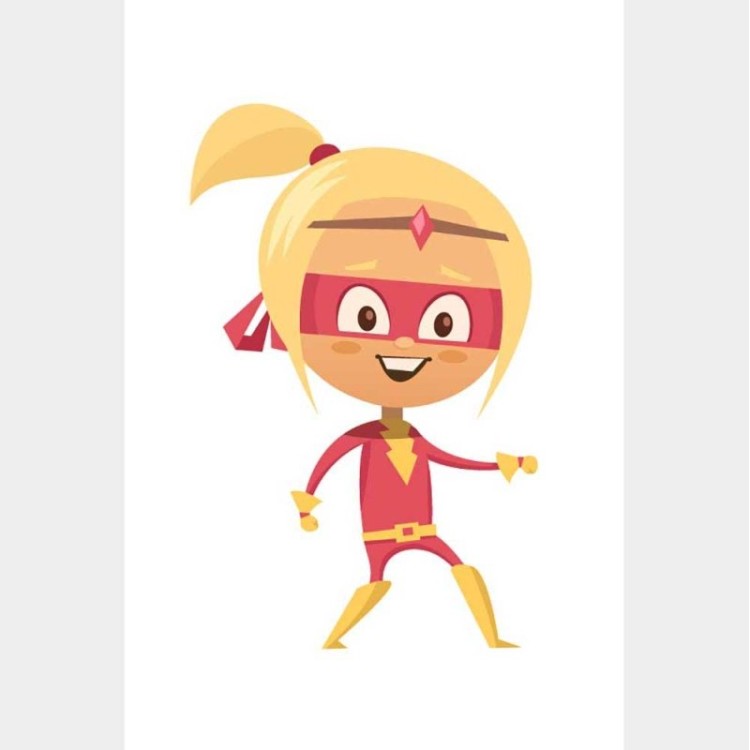 Poster Decorativo Super Heroína Loira N08093