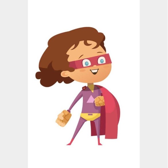 Poster Decorativo Super Heroína Morena N08094