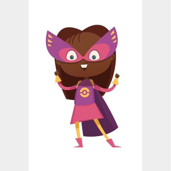 Poster Decorativo Super Heroína Negra N08064