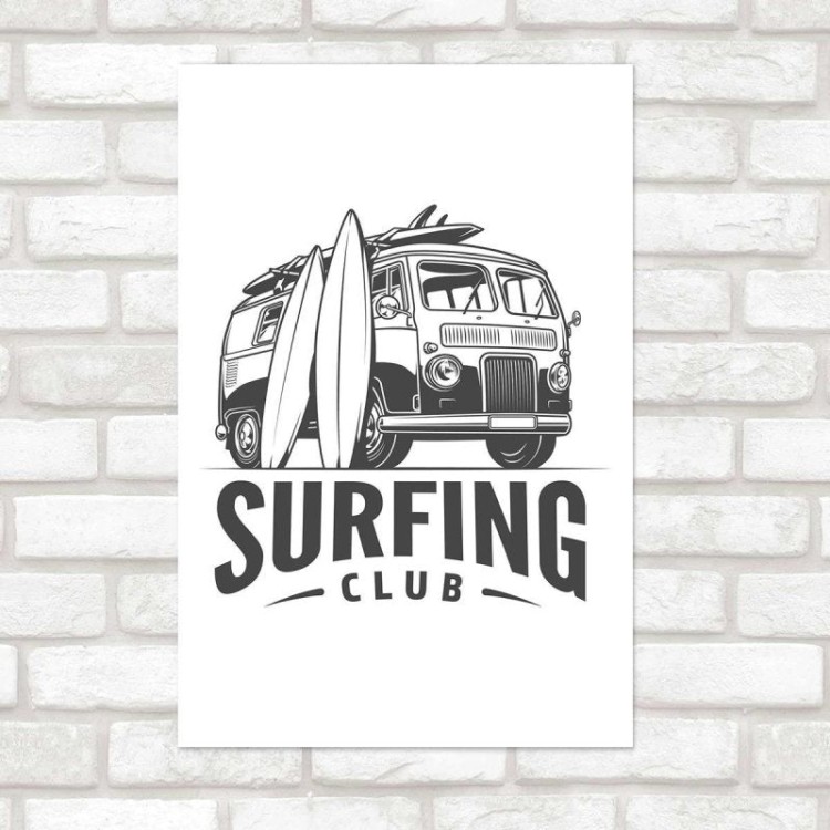 Poster Decorativo Surf N010283