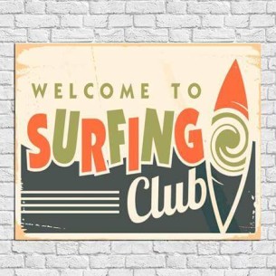 Poster Decorativo Surfing...