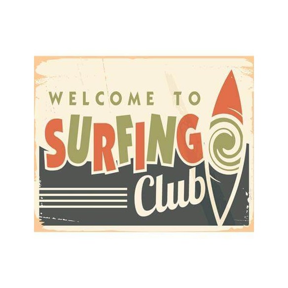 Poster Decorativo Surfing Club 040