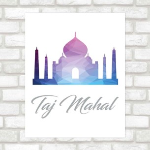 Poster Decorativo Taj Mahal...
