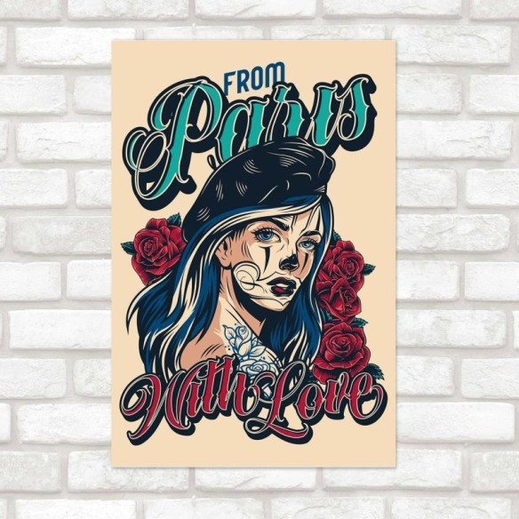 Poster Decorativo Tattoo N010277