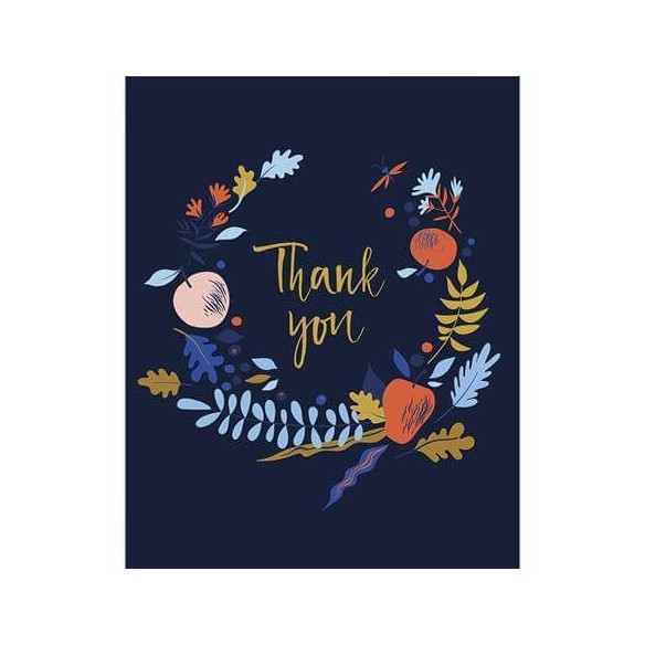 Poster Decorativo Thank You Floral 24513