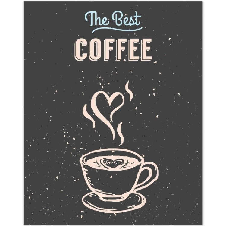 Poster Decorativo The Best Coffee PA0103