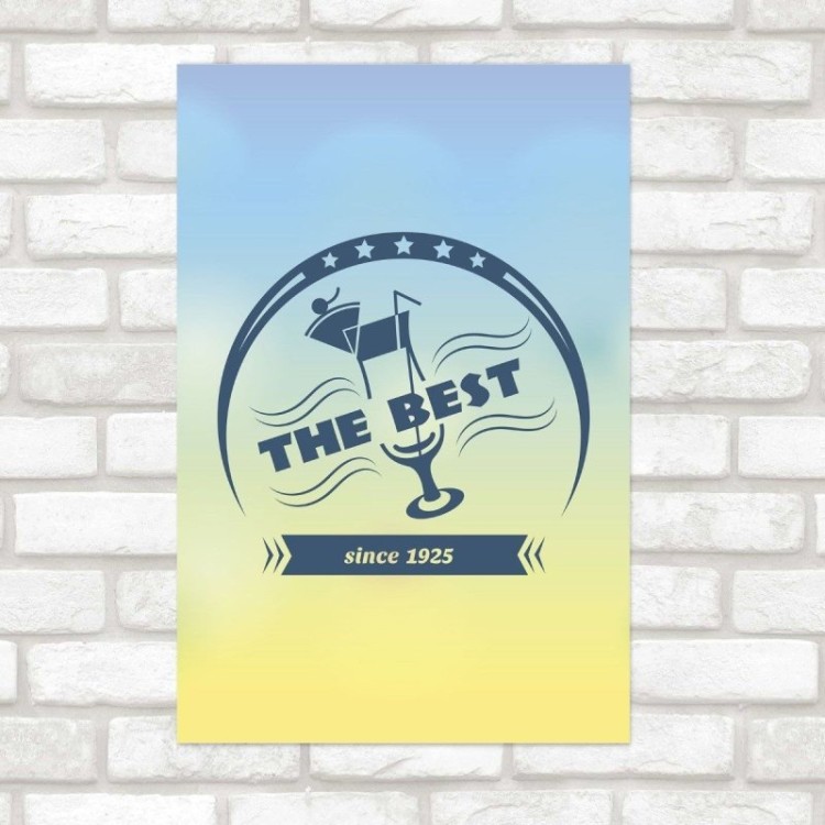 Poster Decorativo The Best N012162