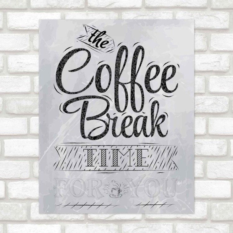 Poster Decorativo The Coffee Break PA001