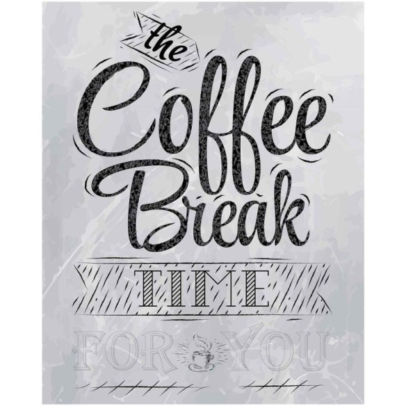 Poster Decorativo The Coffee Break PA001