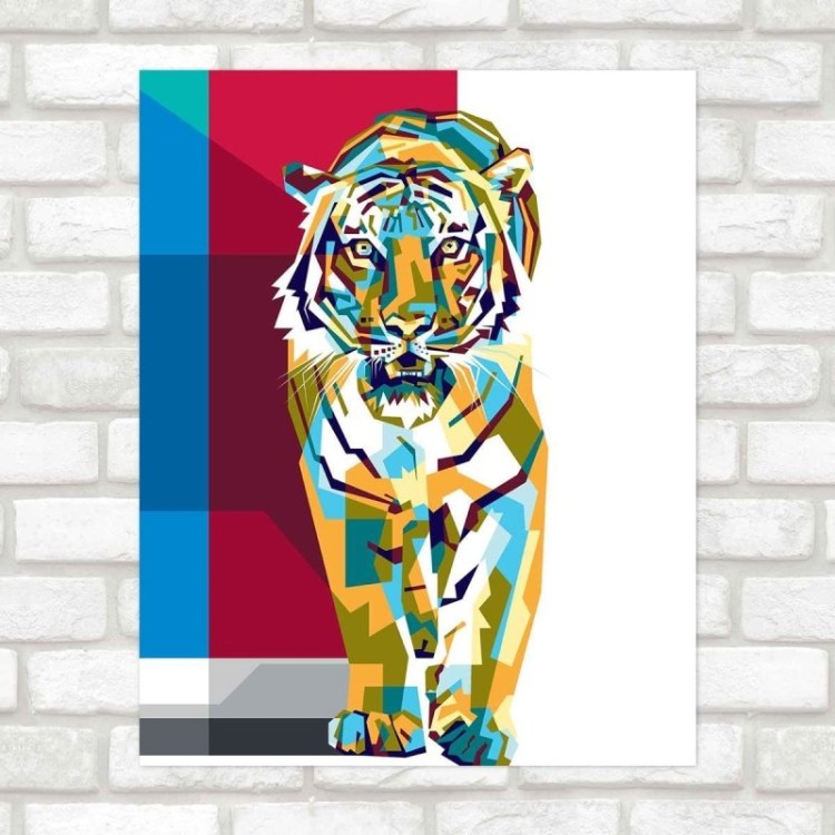 Poster Decorativo tigre PA0109