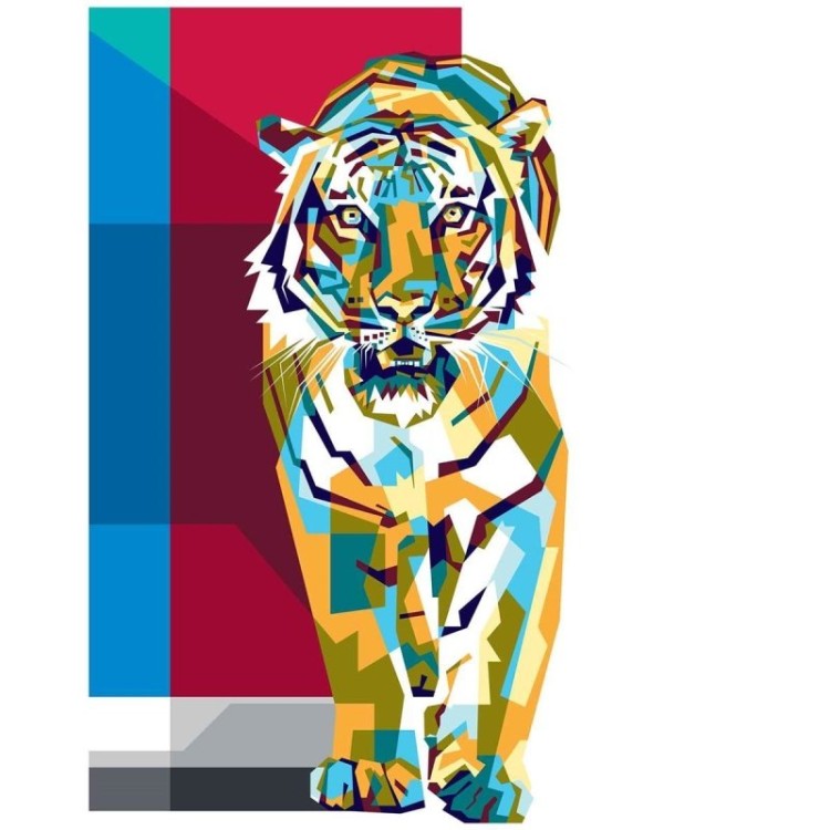 Poster Decorativo tigre PA0109