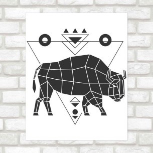 Poster Decorativo touro...