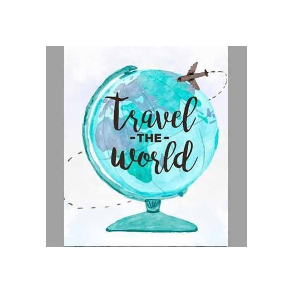 Poster Decorativo Travel Viagem Mundo 56442