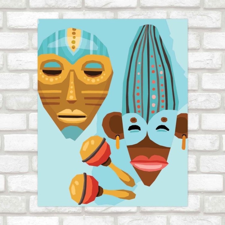 Poster Decorativo tribal PA081
