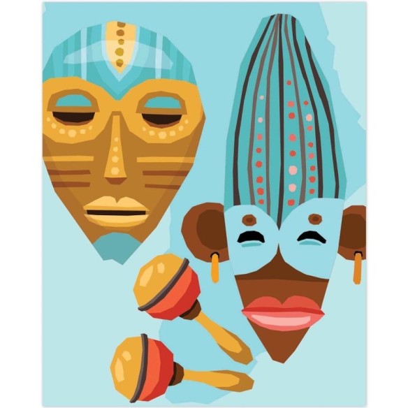 Poster Decorativo tribal PA081