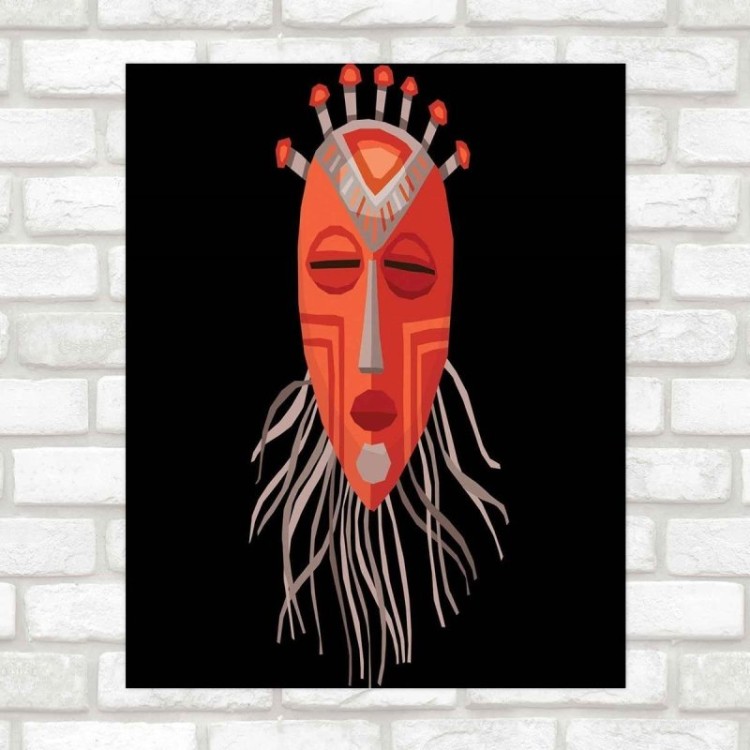 Poster Decorativo tribal PA082