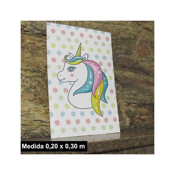 Poster Decorativo Unicórnio 0336