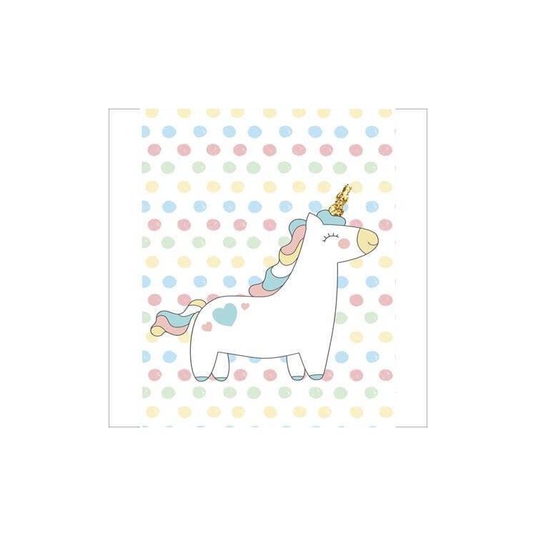 Poster Decorativo Unicórnio Bebe 0337