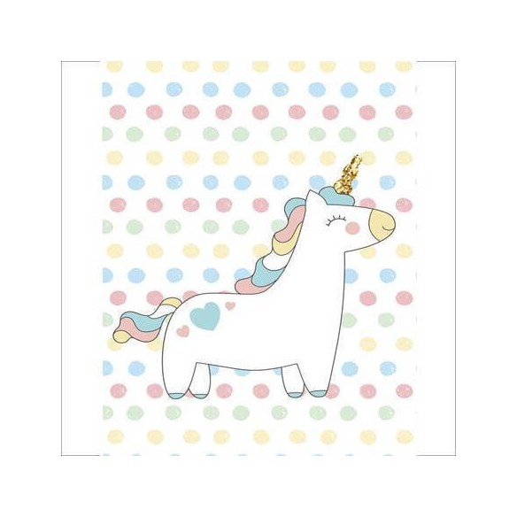 Poster Decorativo Unicórnio Bebe 0337
