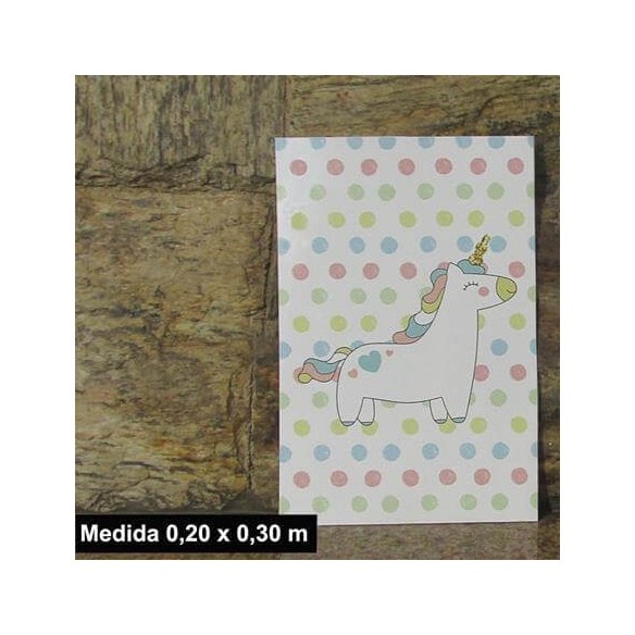 Poster Decorativo Unicórnio Bebe 0337