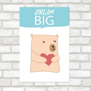 Poster Decorativo Ursinho...