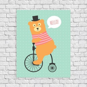 Poster Decorativo Urso...