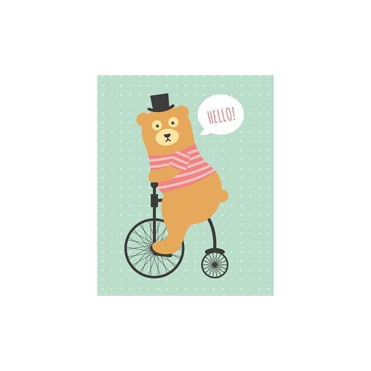 Poster Decorativo Urso Infantil 74112