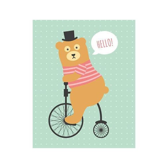 Poster Decorativo Urso Infantil 74112