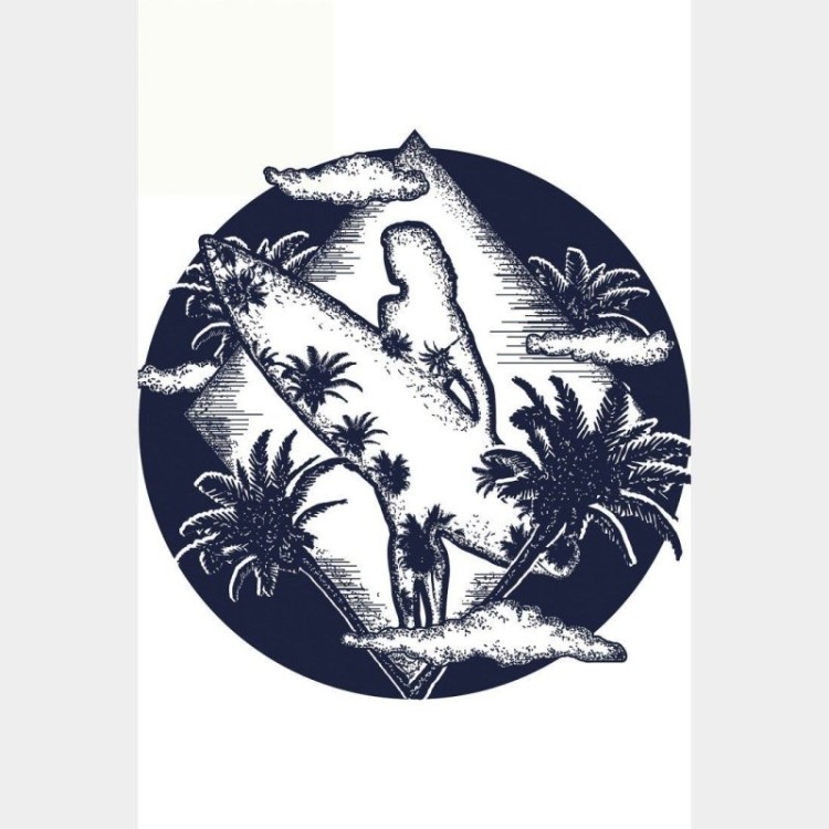 Poster Decorativo Verão Surf N015264
