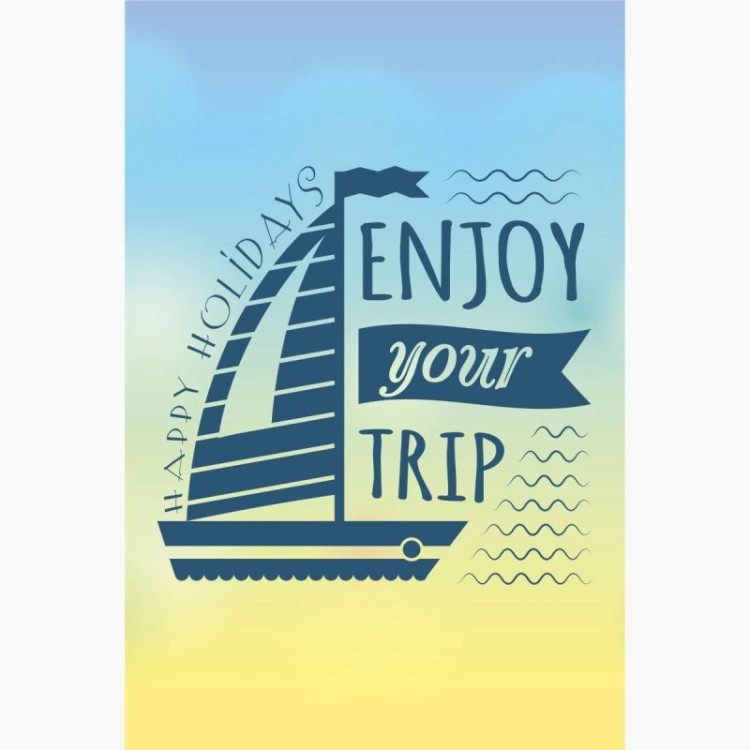 Poster Decorativo Viagem Enjoy Your Trip N012165