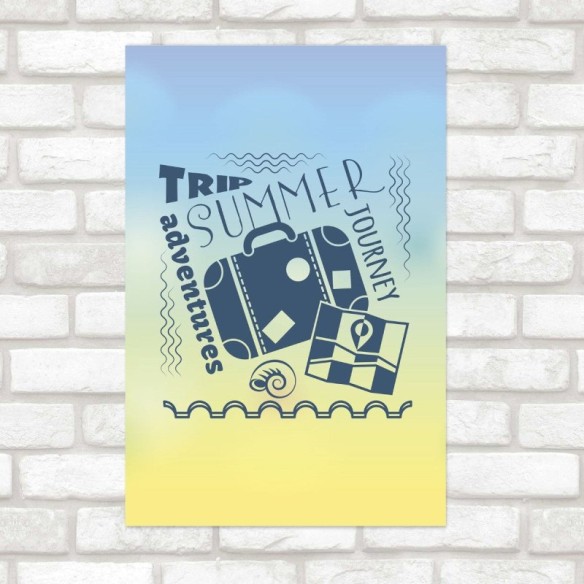 Poster Decorativo Viagem Sumer Trip N012160