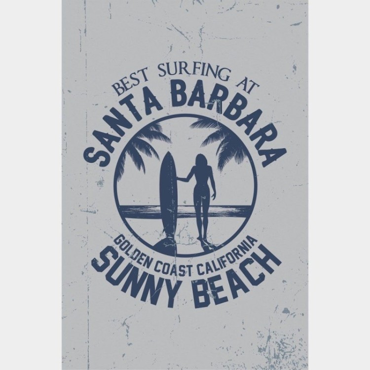 Poster Decorativo Viagem Surf N015215