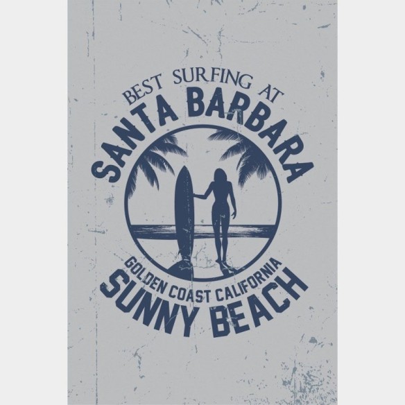 Poster Decorativo Viagem Surf N015215
