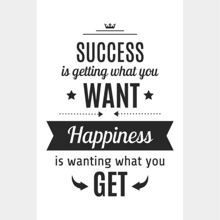 Poster Decorativo What You Want Happiness N08291