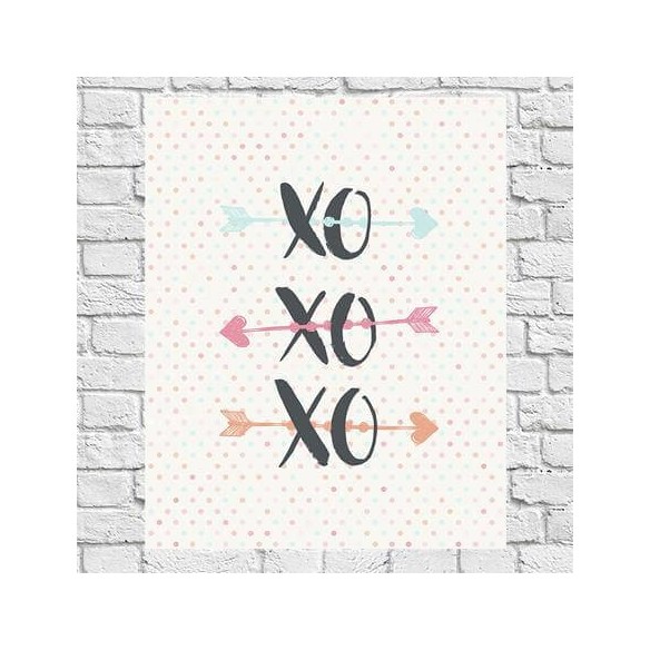 Poster Decorativo XO Flechas Jovem 5142