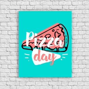 Poster Decorativo Pizza...