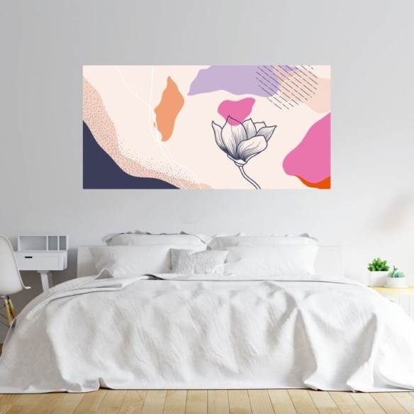 Painel Fotográfico Abstrato Floral N011144
