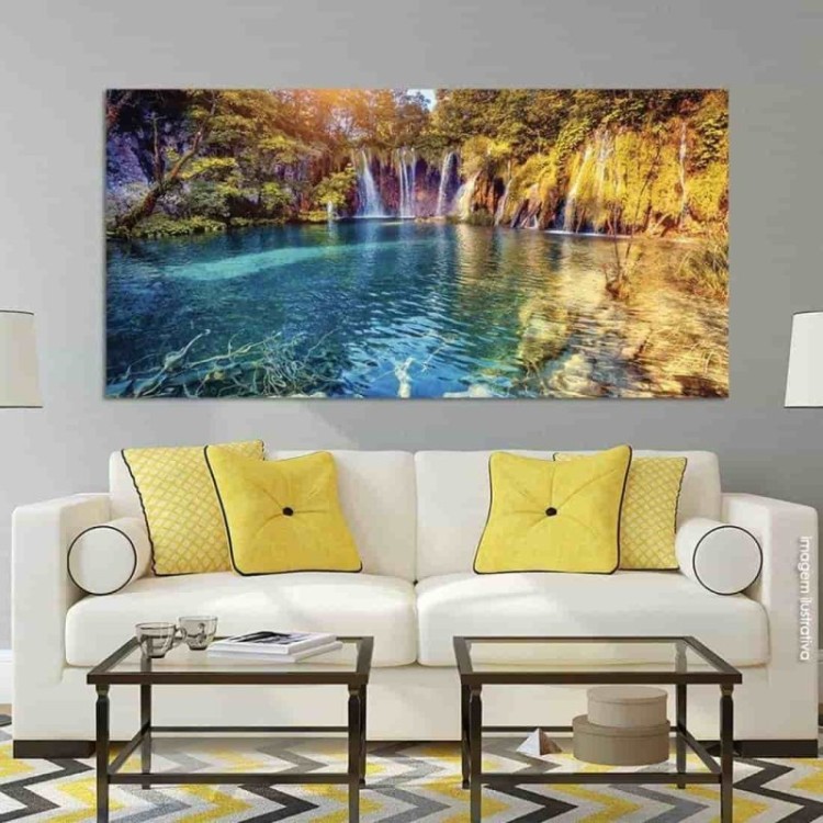 Painel Fotográfico Cachoeira na Croácia