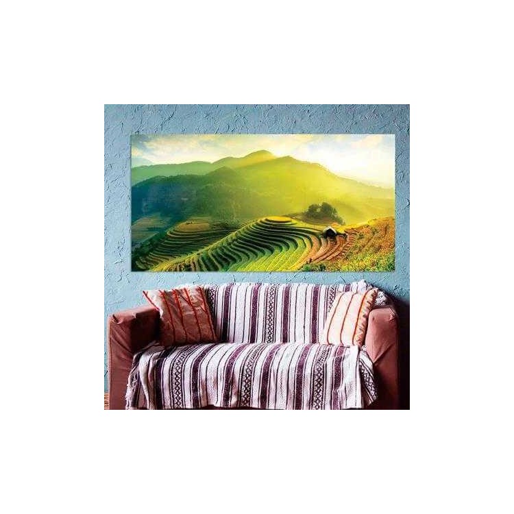 Painel Fotográfico Campos arroz Vietnã