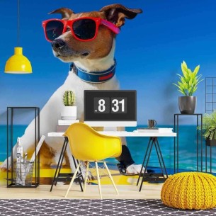 Painel Fotográfico Cão com...