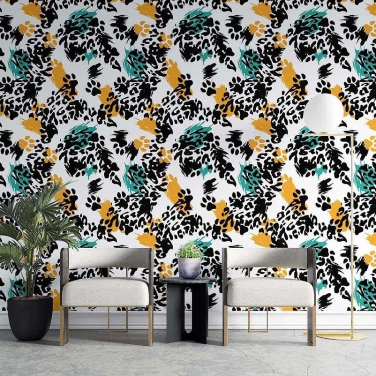 Papel de Parede Adesivo Animal Print N02154