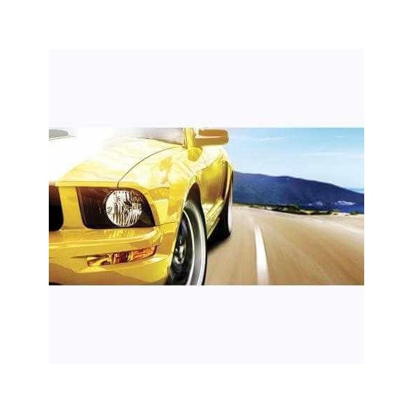 Painel Fotográfico Carro esportivo amarelo