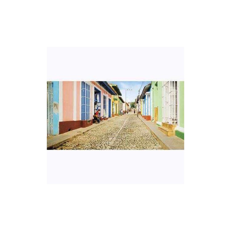 Painel Fotográfico Casas Coloridas de Trinidad...