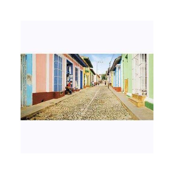 Painel Fotográfico Casas Coloridas de Trinidad em Cuba